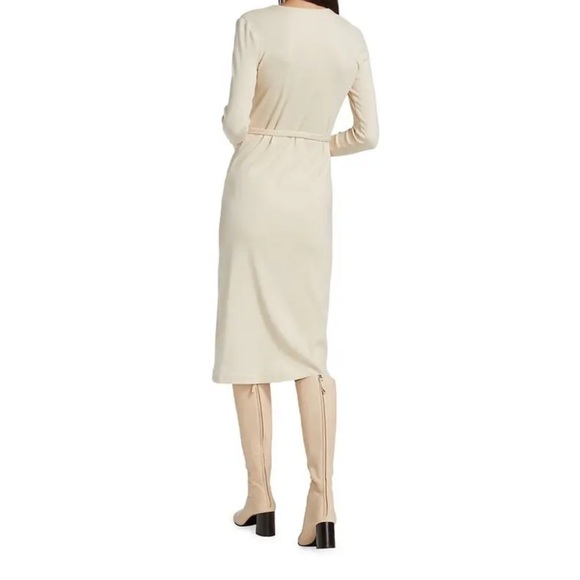 Splendid Ribbed Button Front Dress in Beige - Picture 4 of 8